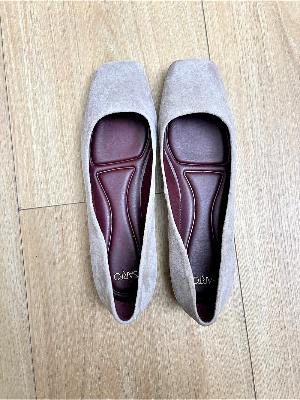 Sarto by Franco Sarto Flexa Gray Flats US 8.5